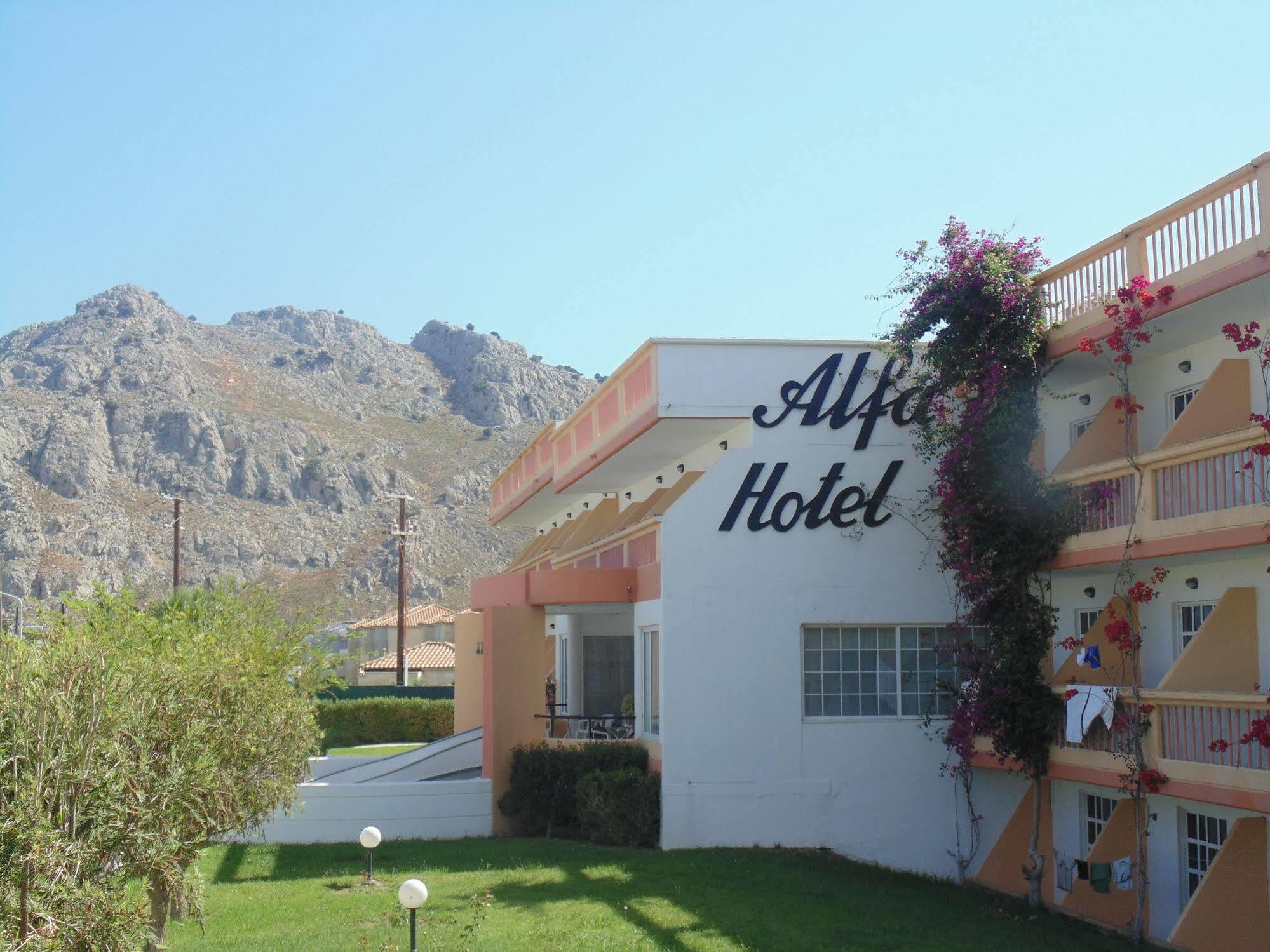 Alfa Hotel Kolymbia Exterior foto
